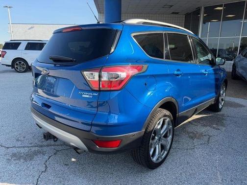Lightning Blue Metallic 2017 Ford Escape Titanium