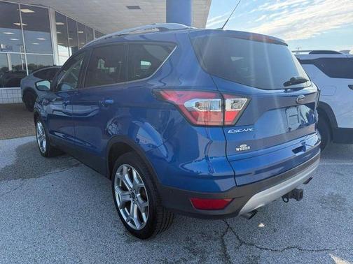 Lightning Blue Metallic 2017 Ford Escape Titanium