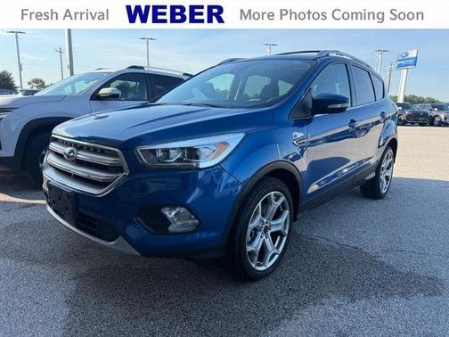 Lightning Blue Metallic 2017 Ford Escape Titanium