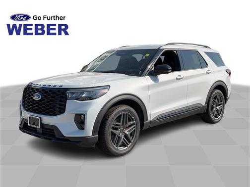 Space White Metallic 2026 Ford Explorer ST-Line