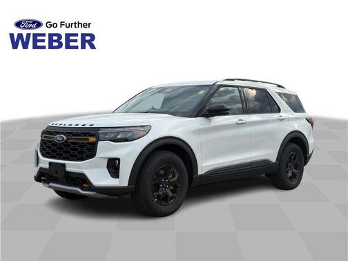 White Tri-Coat 2026 Ford Explorer Tremor 4WD
