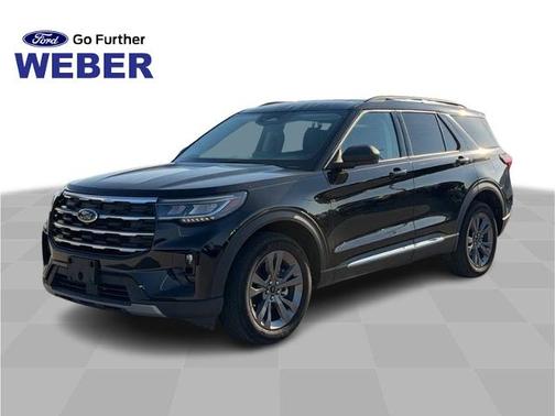 AGATE BLACK METALLIC 2025 Ford Explorer ACTIVE