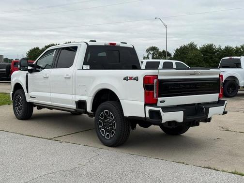 White Tri-Coat 2026 Ford F-250 Platinum