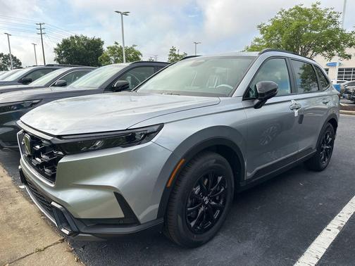 Solar Silver Metallic 2026 Honda CR-V Hybrid Sport-L FWD