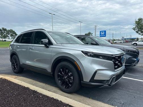 Solar Silver Metallic 2026 Honda CR-V Hybrid Sport-L FWD