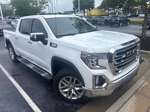 Summit White 2021 GMC Sierra 1500 SLT
