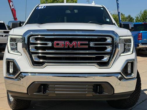 Summit White 2021 GMC Sierra 1500 SLT
