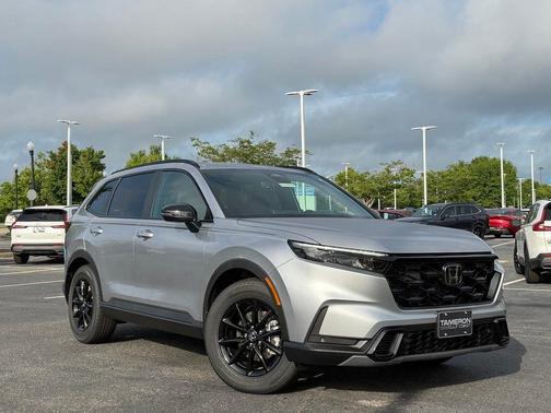 Solar Silver Metallic 2026 Honda CR-V Hybrid Sport-L FWD