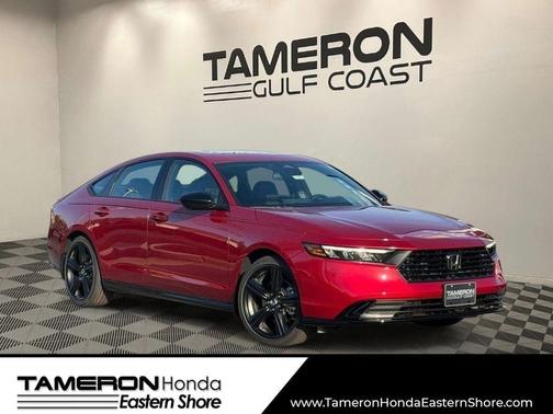 Radiant Red Metallic 2026 Honda Accord Hybrid Sport-L