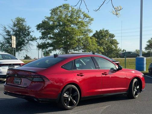 Radiant Red Metallic 2026 Honda Accord Hybrid Sport-L