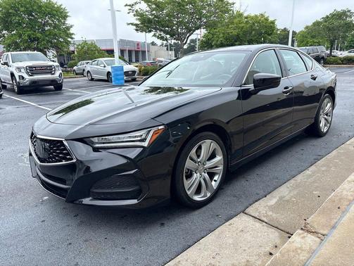 Majestic Black Pearl 2023 Acura TLX Technology