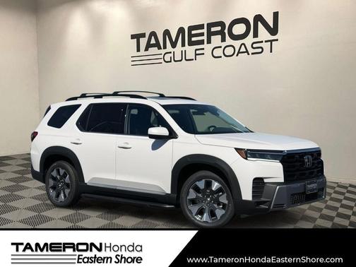 Platinum White Pearl 2026 Honda Pilot Touring 8-Passenger