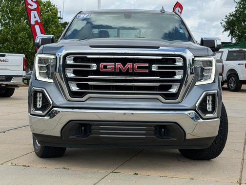 Satin Steel Metallic 2021 GMC Sierra 1500 SLT