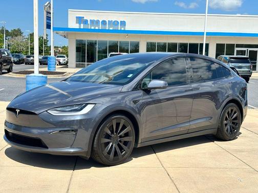 Midnight Silver Metallic 2022 Tesla Model X Plaid Tri Motor All-Wheel Drive