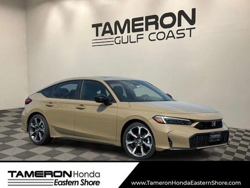 Sand Dune Pearl 2026 Honda Civic Hybrid Sport Touring