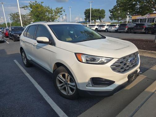 Star White Metallic Tri-Coat 2020 Ford Edge SEL