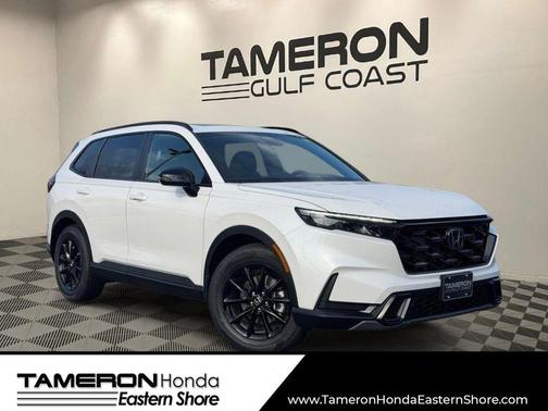Platinum White Pearl 2026 Honda CR-V Hybrid Sport FWD