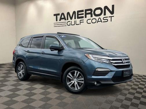 Steel Sapphire Metallic 2017 Honda Pilot EX-L