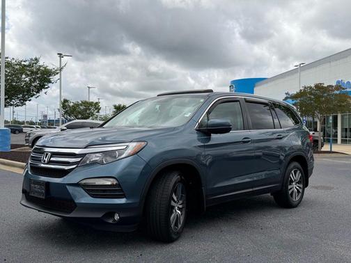 Steel Sapphire Metallic 2017 Honda Pilot EX-L