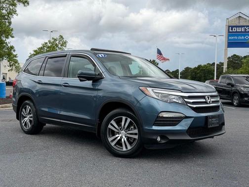 Steel Sapphire Metallic 2017 Honda Pilot EX-L