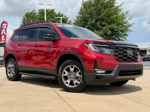 Radiant Red Metallic II 2023 Honda Passport AWD TrailSport