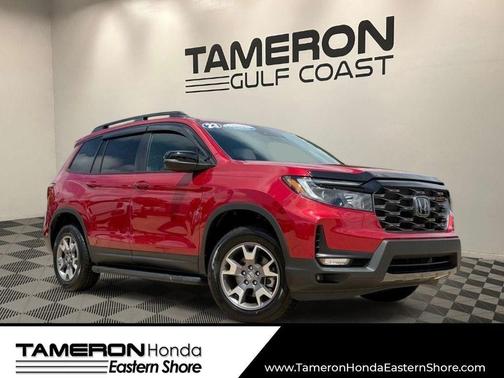 Radiant Red Metallic II 2023 Honda Passport AWD TrailSport