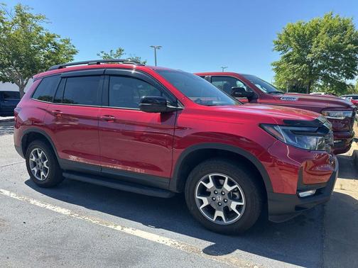Radiant Red Metallic II 2023 Honda Passport AWD TrailSport