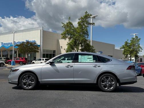 Solar Silver Metallic 2026 Honda Accord Hybrid EX-L