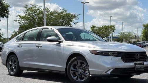 Solar Silver Metallic 2026 Honda Accord Hybrid EX-L