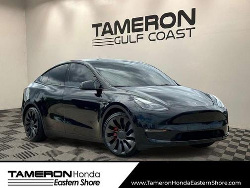 Solid Black 2023 Tesla Model Y Performance Dual Motor All-Wheel Drive