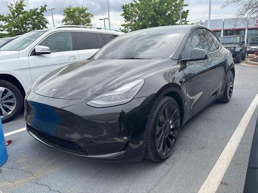 Solid Black 2023 Tesla Model Y Performance Dual Motor All-Wheel Drive