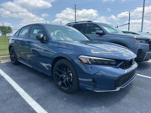 Blue Lagoon Pearl 2026 Honda Civic Hybrid Sport