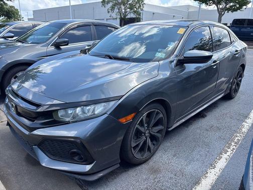 Gray 2017 Honda Civic Sport