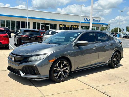 Gray 2017 Honda Civic Sport
