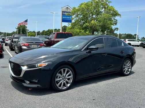Jet Black 2025 Mazda Mazda3 FWD w/Preferred Package