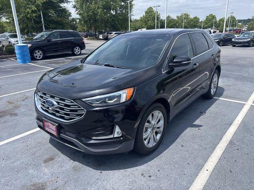Agate Black Metallic 2019 Ford Edge Titanium