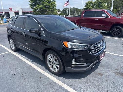 Agate Black Metallic 2019 Ford Edge Titanium