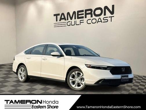 Platinum White Pearl 2025 Honda Accord LX 1.5T