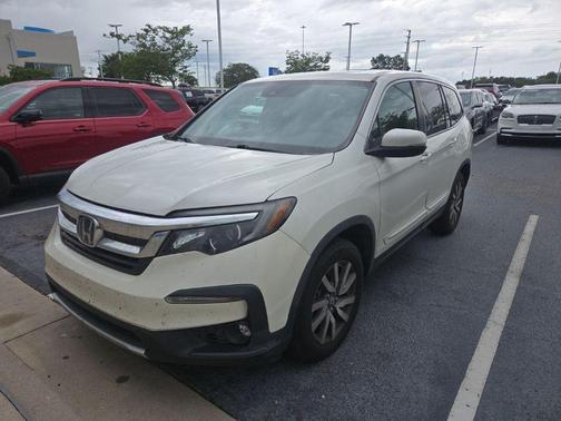 White Diamond Pearl 2019 Honda Pilot EX-L