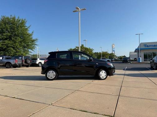 Jet Black Metallic 2024 Mitsubishi Mirage ES