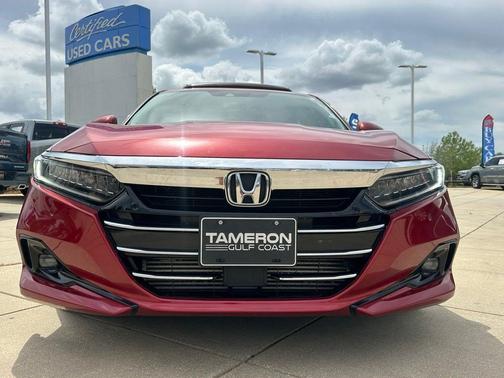 Radiant Red Metallic 2021 Honda Accord Touring 2.0T