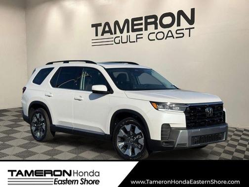 Platinum White Pearl 2026 Honda Pilot Touring 8-Passenger