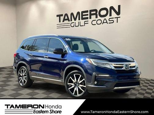 Obsidian Blue Pearl 2022 Honda Pilot Touring 8-Passenger