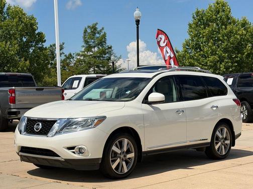 Pearl White 2015 Nissan Pathfinder Platinum