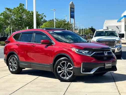 Radiant Red Metallic 2021 Honda CR-V 2WD EX