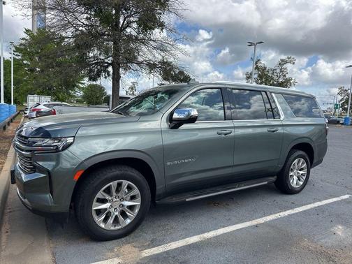 Silver Sage Metallic 2023 Chevrolet Suburban Premier