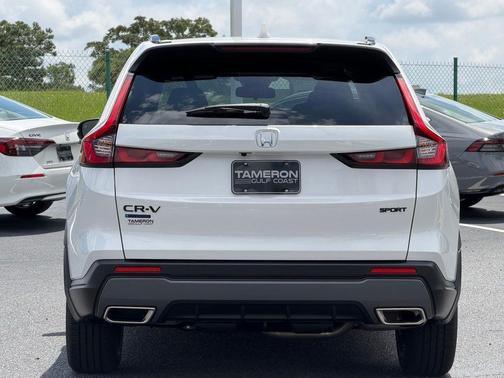 Platinum White Pearl 2026 Honda CR-V Hybrid Sport FWD