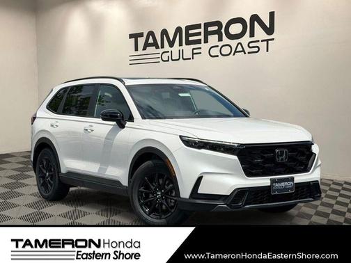 Platinum White Pearl 2026 Honda CR-V Hybrid Sport FWD