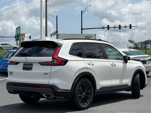 Platinum White Pearl 2026 Honda CR-V Hybrid Sport FWD