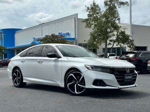 Platinum White Pearl 2022 Honda Accord Sport SE 1.5T